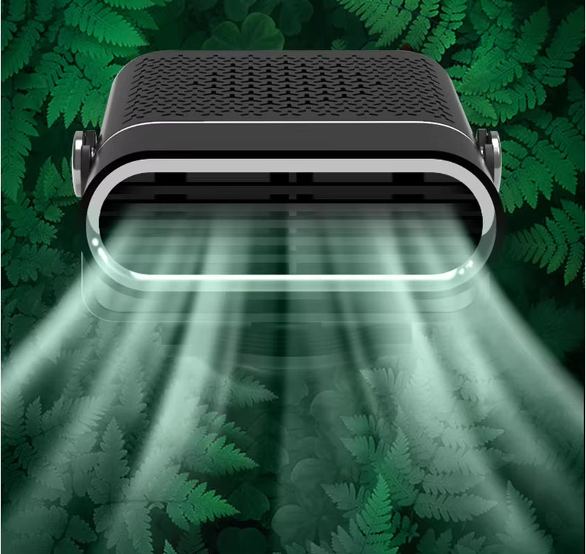 Compact 12V/24V Car Fan Heater - Ultimate Defogging & Defrosting Solution for Your Windshield